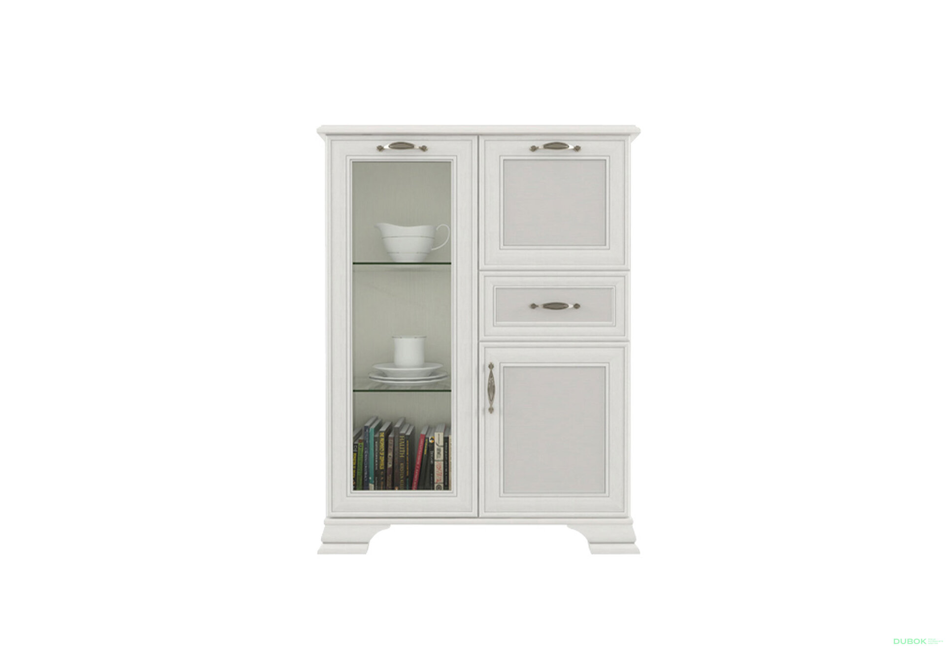 Obrázek 1 - Komoda s barem 1d1w1s1b fineline crema Tiffany II