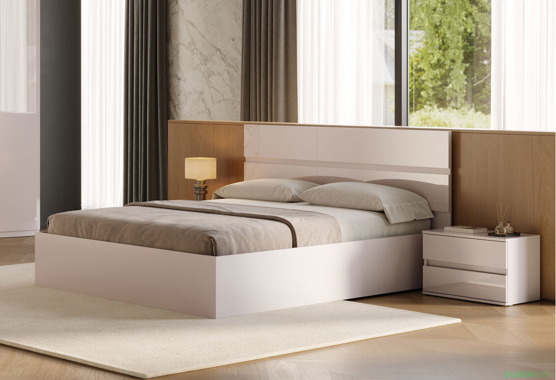 Obrázek 2 - Postel 160 výklopná s roštem, kašmírový lesk Lily