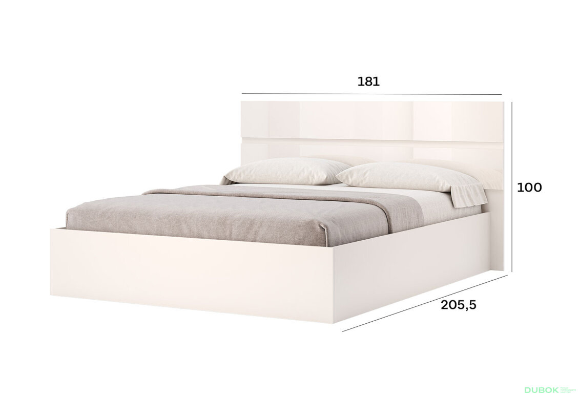 Obrázek 4 - Postel 160 výklopná s roštem, kašmírový lesk Lily