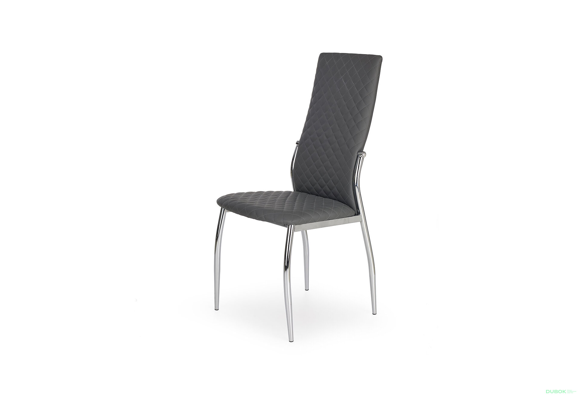 Obrázek 1 - Židle K238 chrom / popelavě ekokůže
