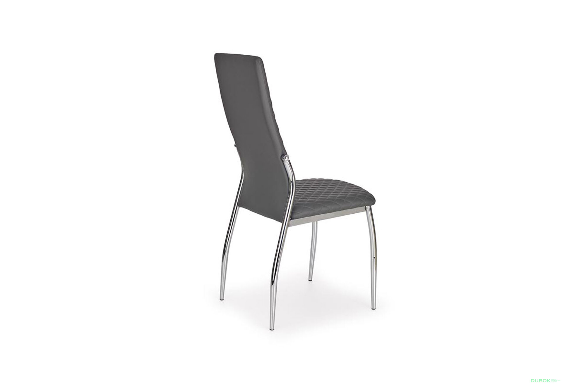 Obrázek 2 - Židle K238 chrom / popelavě ekokůže