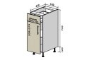Obrázek 1 - N22 Skříňka 1Š1D 30 Margo / Margo