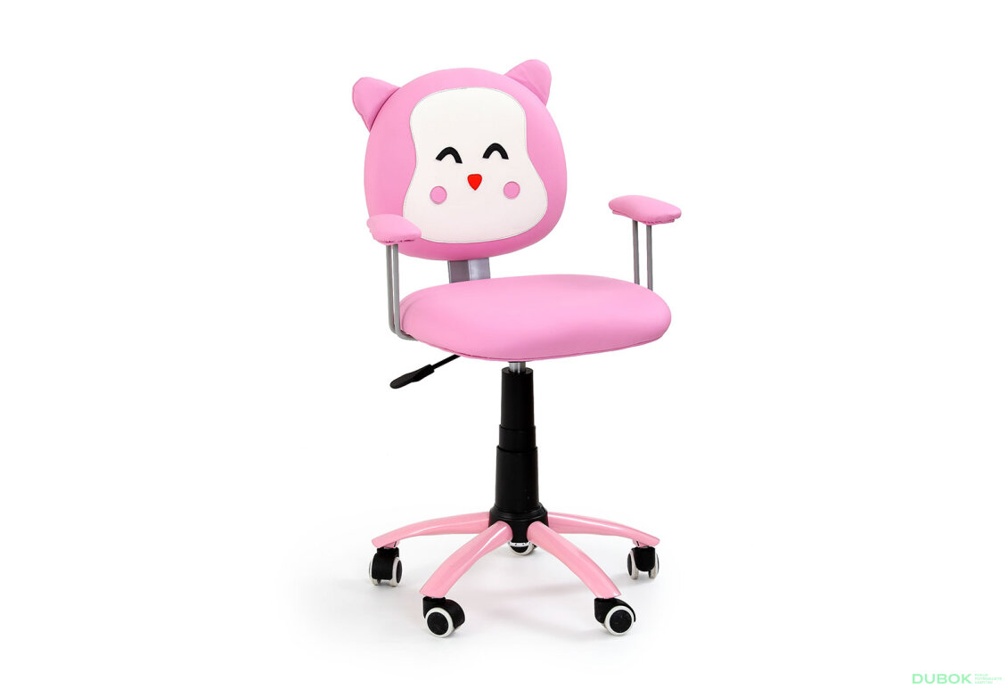 Obrázek 2 - Otočné křeslo Kitty růžový