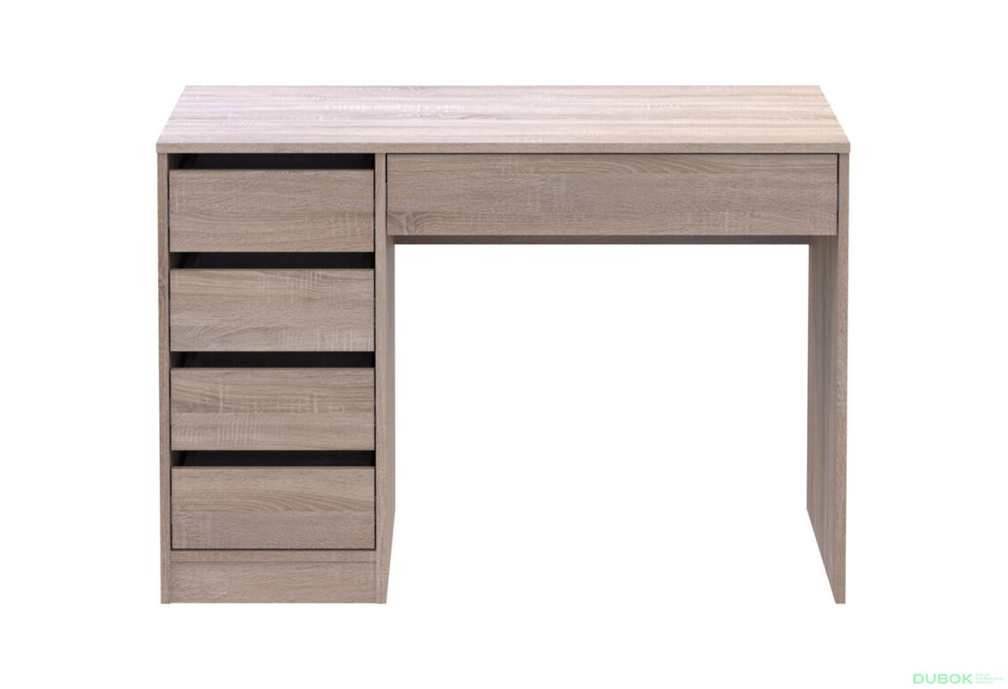 Obrázek 3 - Psací stůl s levou montáží Profi 110 cm dub sonoma