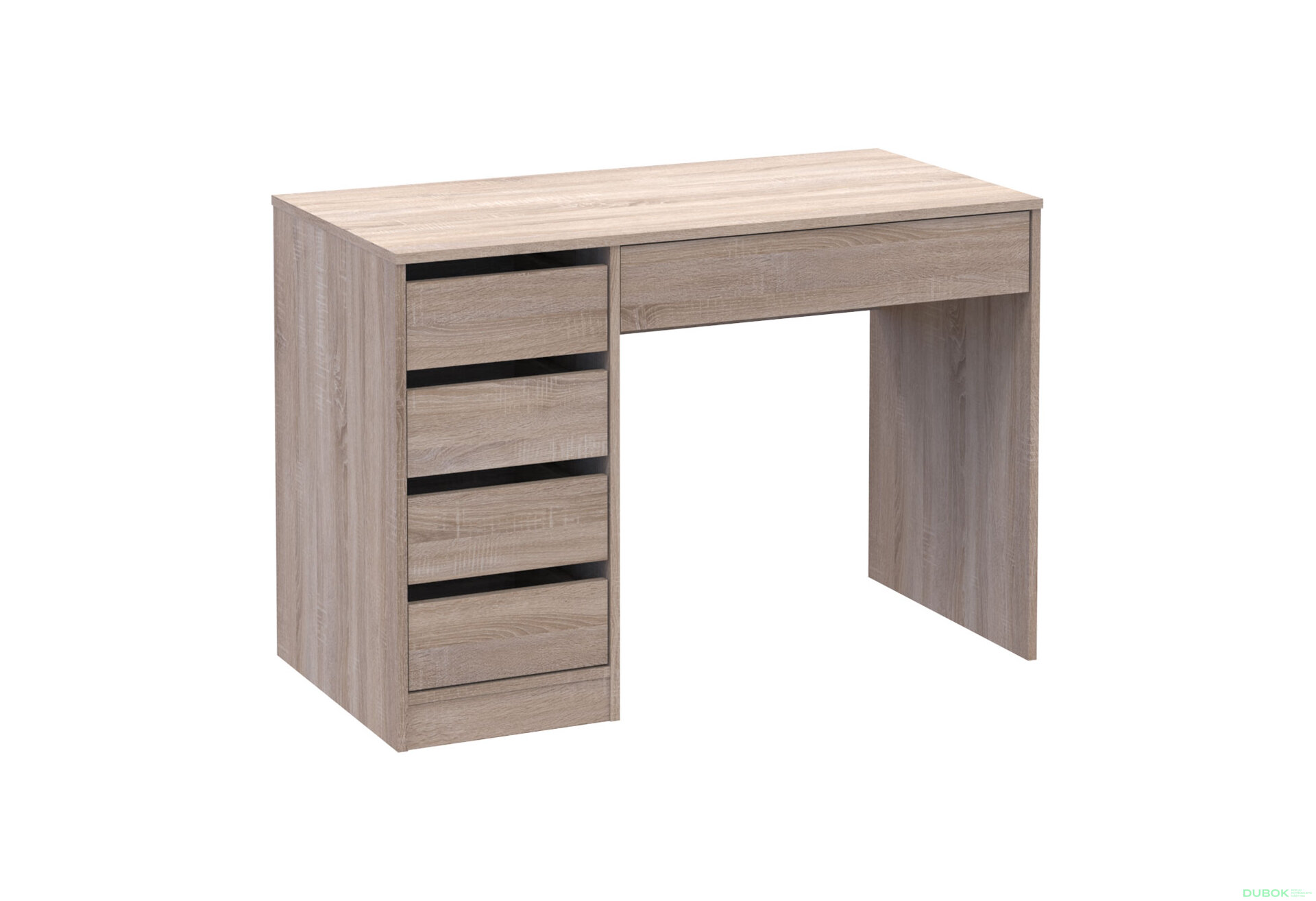 Obrázek 4 - Psací stůl s levou montáží Profi 110 cm dub sonoma