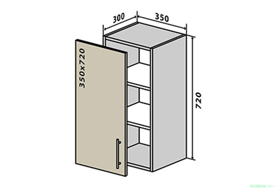 V19 Skříňka 1D 35 Alta Luxe