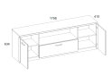 Obrázek 2 - TV stolek 2d1s/180 dub navarra Doorset
