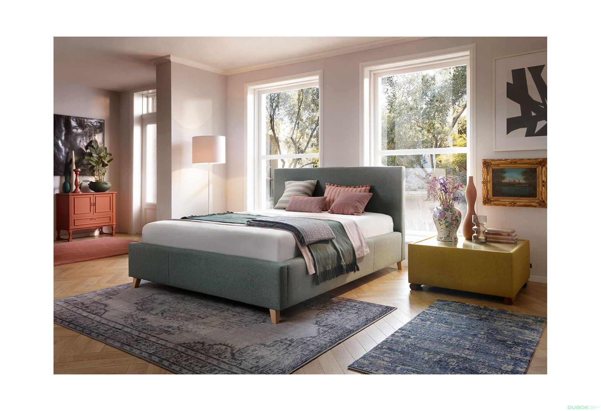 Obrázek 4 - Postel Basic 160x200 Solid 39 Davis E10 Buk