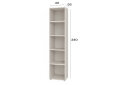 Obrázek 2 - Korpus modul 3 (h-2400*400) kašmír Space