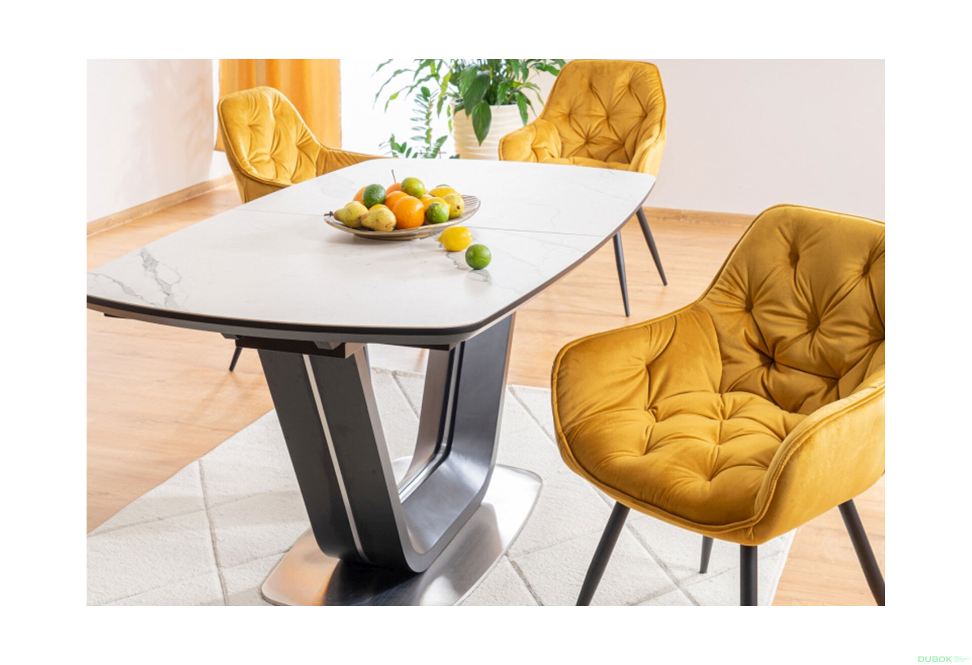 Obrázek 4 - Židle Cherry Velvet kari Bluvel 68, matná černá kov