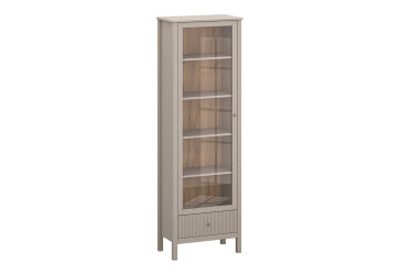 Vitrína 1w1s (A) taupe Kleo