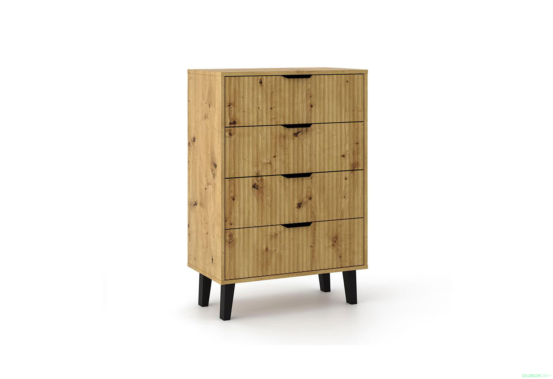 Obrázek 5 - Komoda Borg Duo 4Š dub artisan