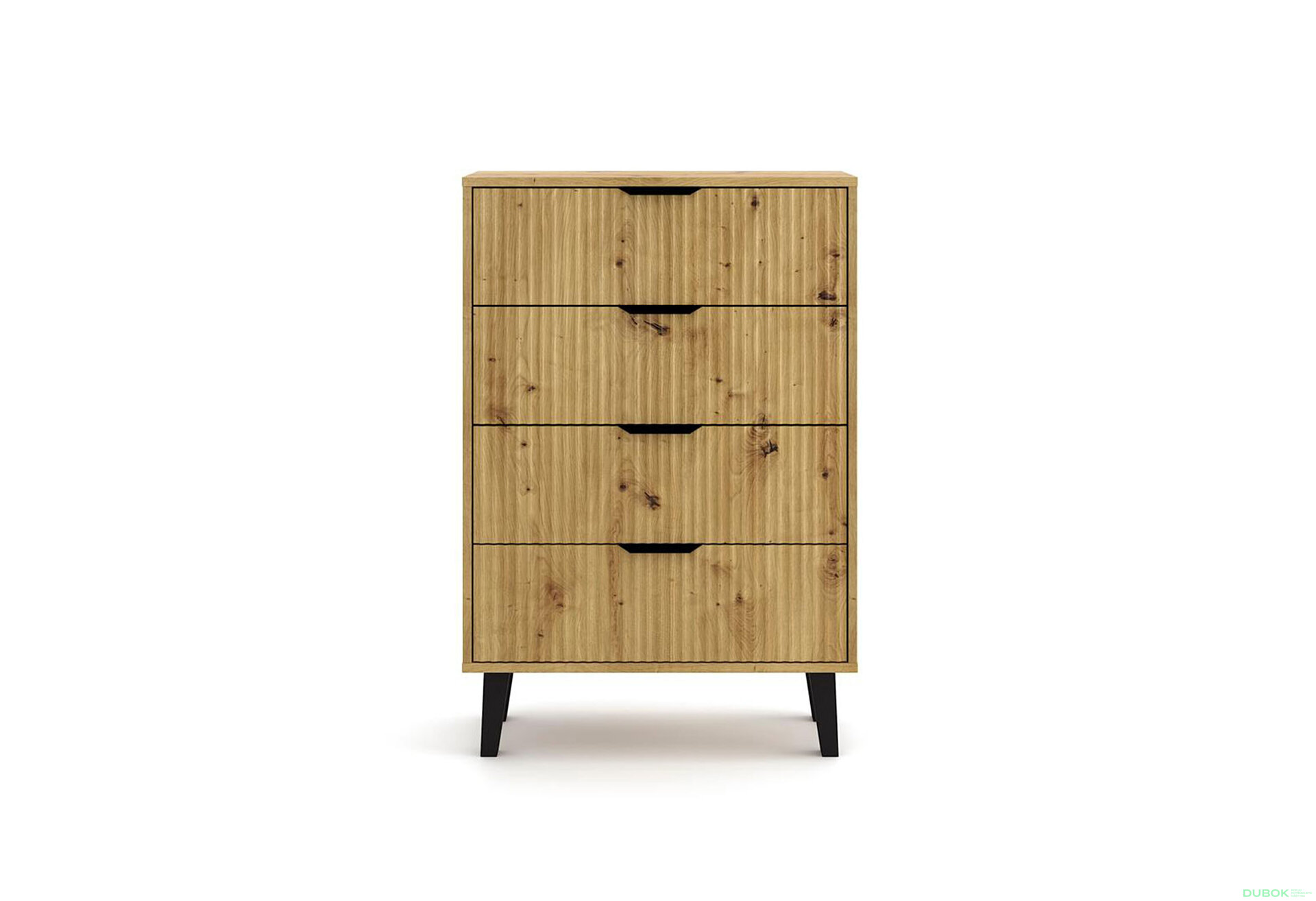 Obrázek 4 - Komoda Borg Duo 4Š dub artisan