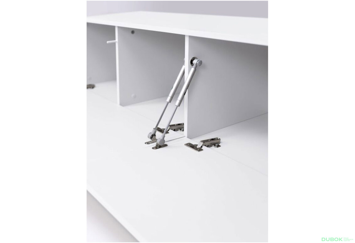 Obrázek 4 - TV stolek 2,4 lesklá bílá Legs Box