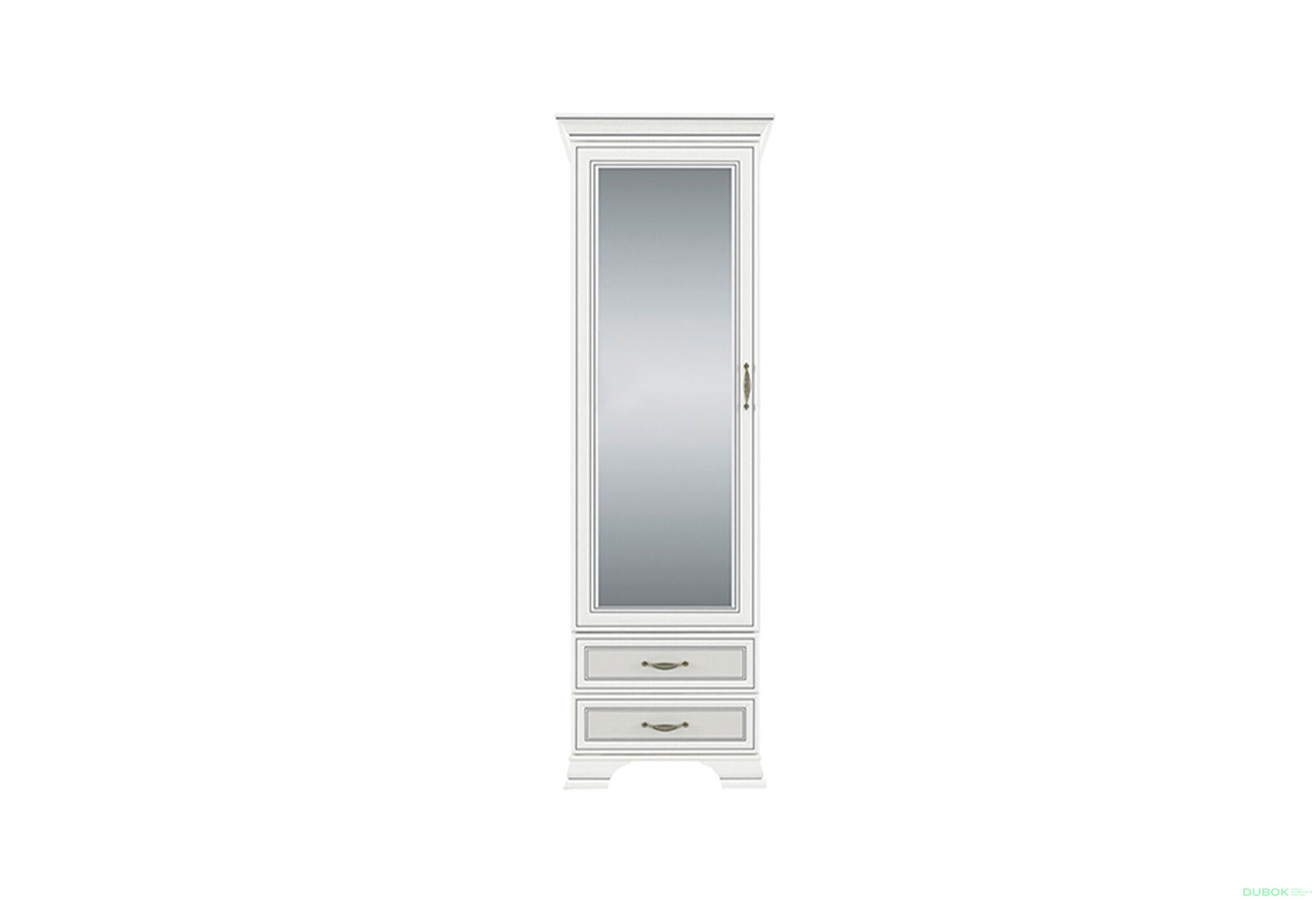 Obrázek 1 - Regál se zrcadlem 1d2s fineline crema Tiffany II