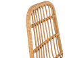 Obrázek 11 - Židle K401 černý kov / ratan, látka černý