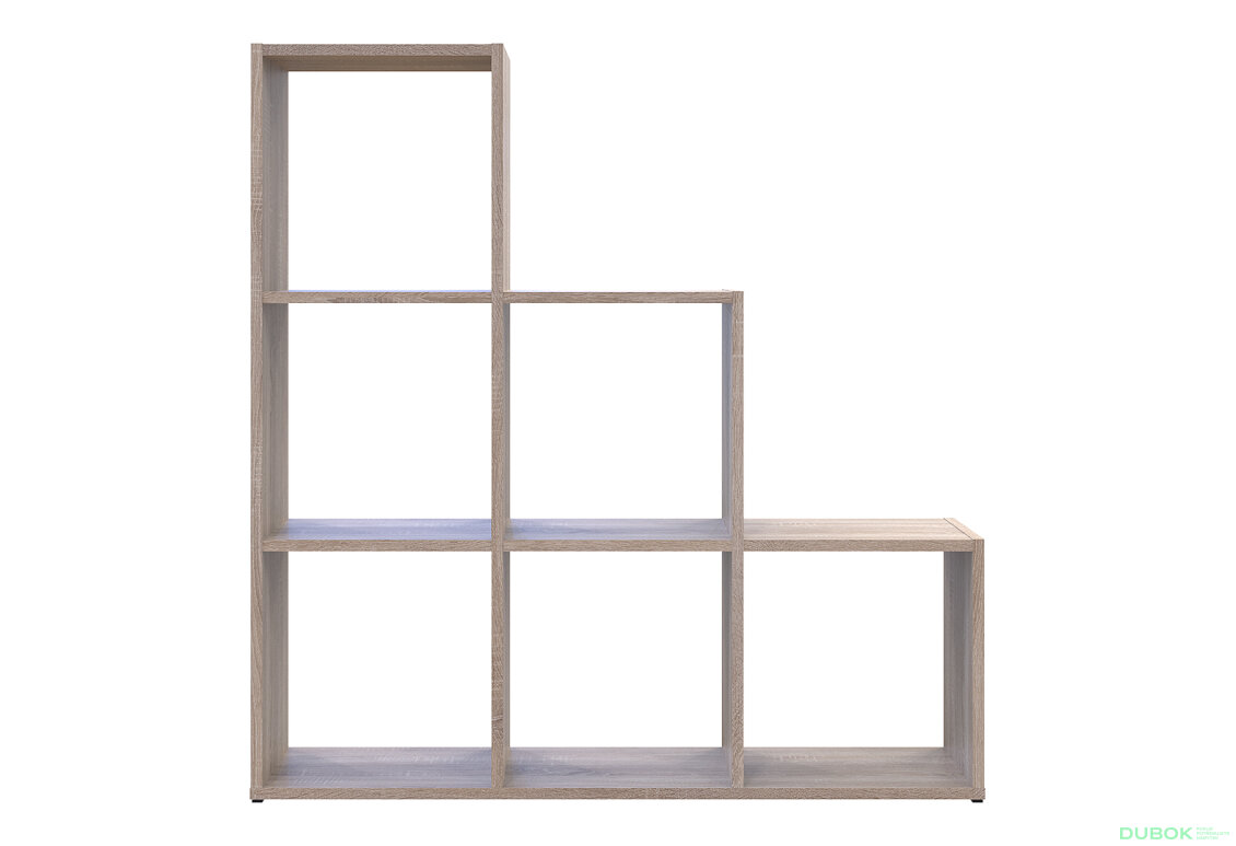 Obrázek 2 - Regál otevřený Step 3х3 102.6х28.8х106.1 dub sonoma