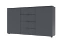 Obrázek 1 - Komoda s dvířky a 4 zásuvkami Ron 5 140 cm Grafit