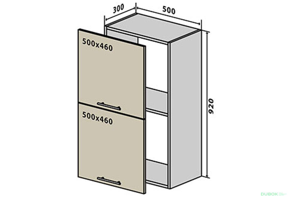 V59 Skříňka 2D 50 Lori Luxe