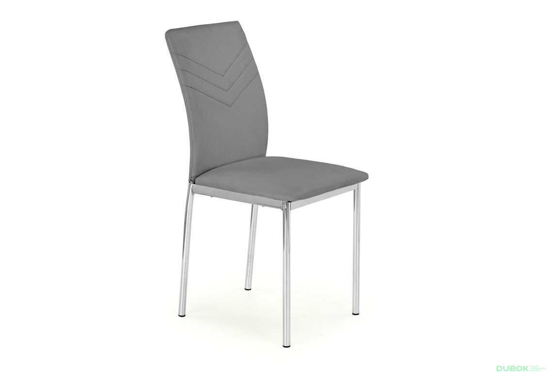 Obrázek 2 - Židle K137 chrom, bílá ekokůže