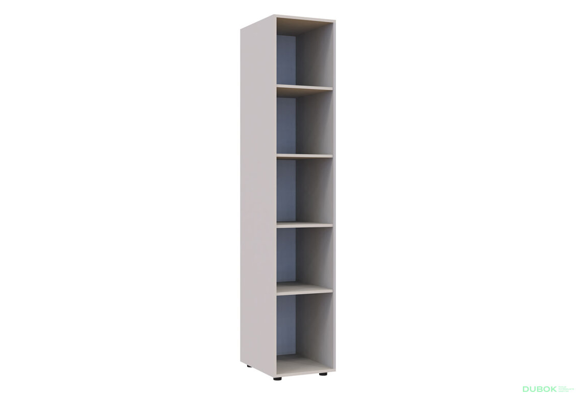 Obrázek 3 - Regál otevřený Gelar 38.2x49.5x203.4 cm Kašmír