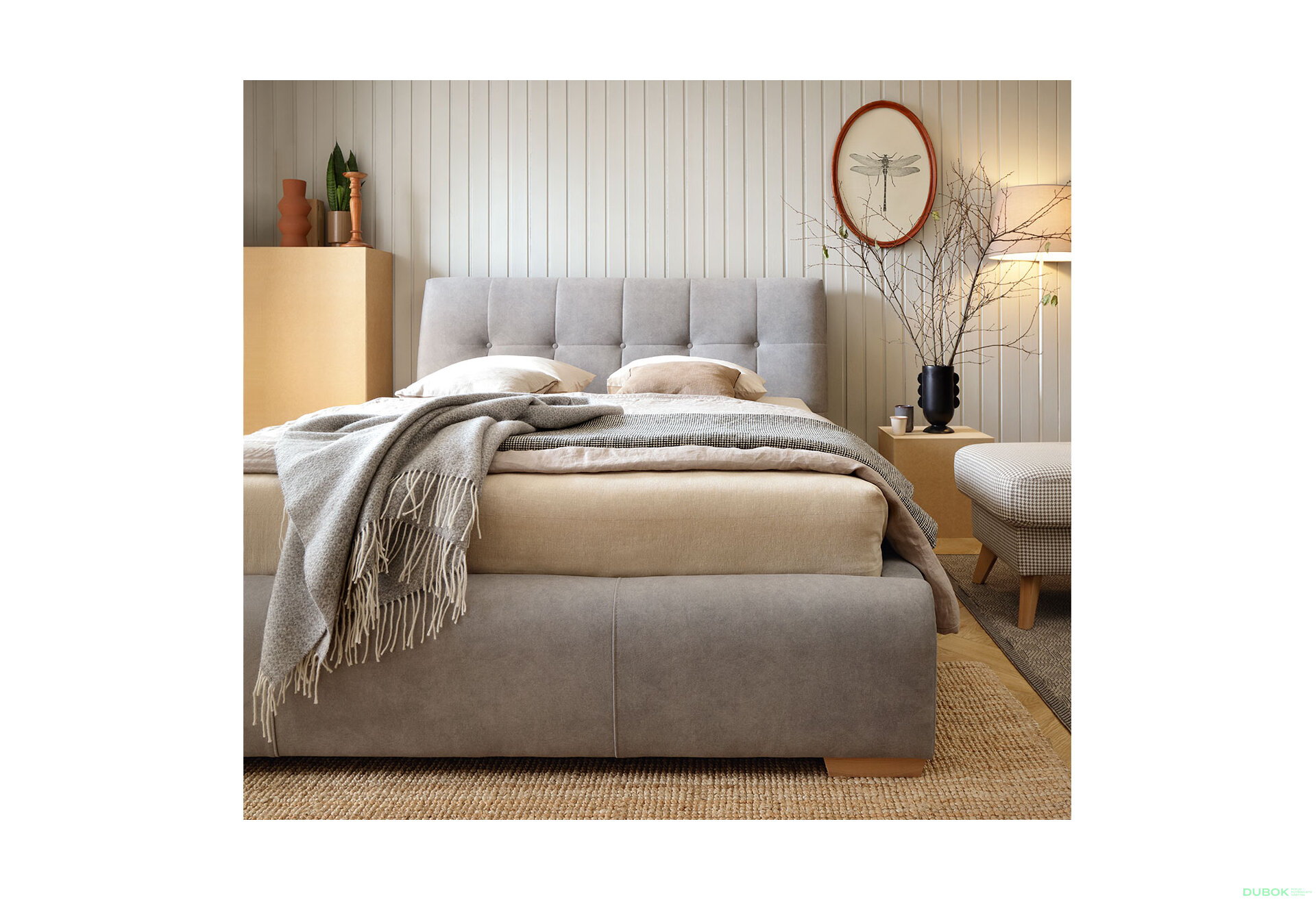 Obrázek 3 - Postel Aston 180x200 Cloud 83 Davis C4 Buk