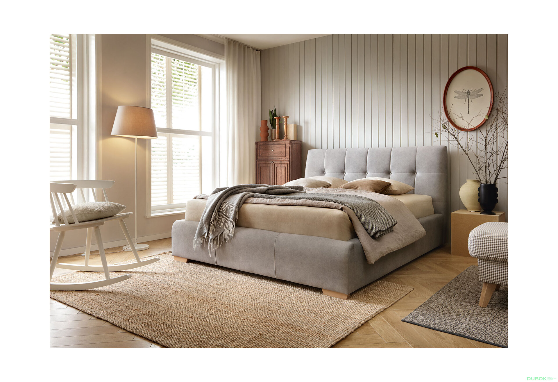 Obrázek 4 - Postel Aston 180x200 Cloud 83 Davis C4 Buk