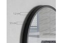 Obrázek 3 - Zrcadlo s policí 60 cm černé