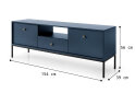 Obrázek 10 - TV stolek MRTV154 Mono granat