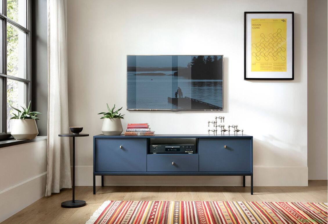 Obrázek 8 - TV stolek MRTV154 Mono granat