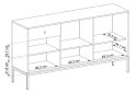 Obrázek 8 - Komoda MKSZ154 Mono granat