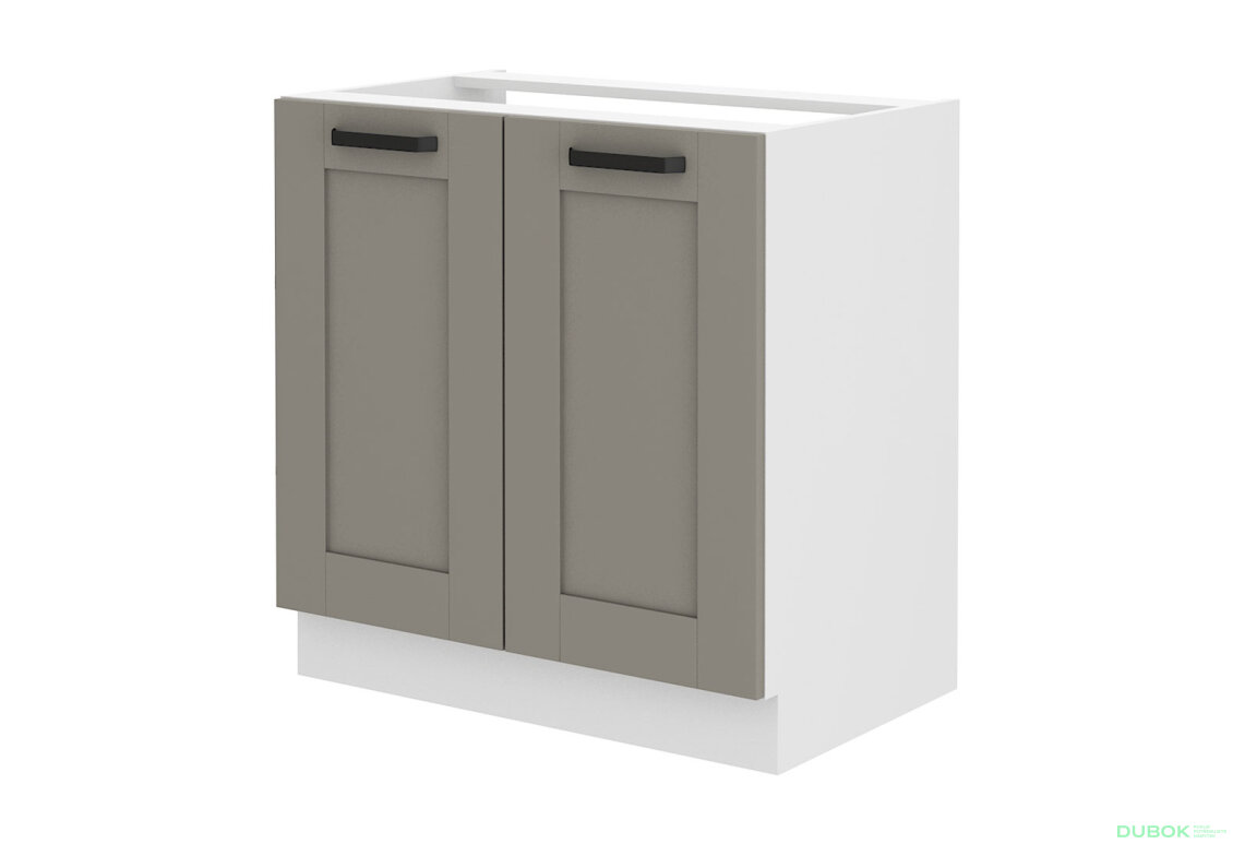 Obrázek 4421 - Kuchyňská sestava 2.5 m Luna bílý / clay grey