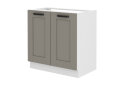 Obrázek 4421 - Kuchyňská sestava 2.5 m Luna bílý / clay grey