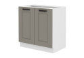Obrázek 4422 - Kuchyňská sestava 2.6 m Luna bílý / clay grey