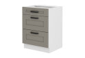 Obrázek 4426 - Kuchyňská sestava 2.6 m Luna bílý / clay grey