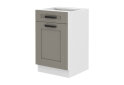 Obrázek 4428 - Kuchyňská sestava 1.5 m Luna bílý / clay grey