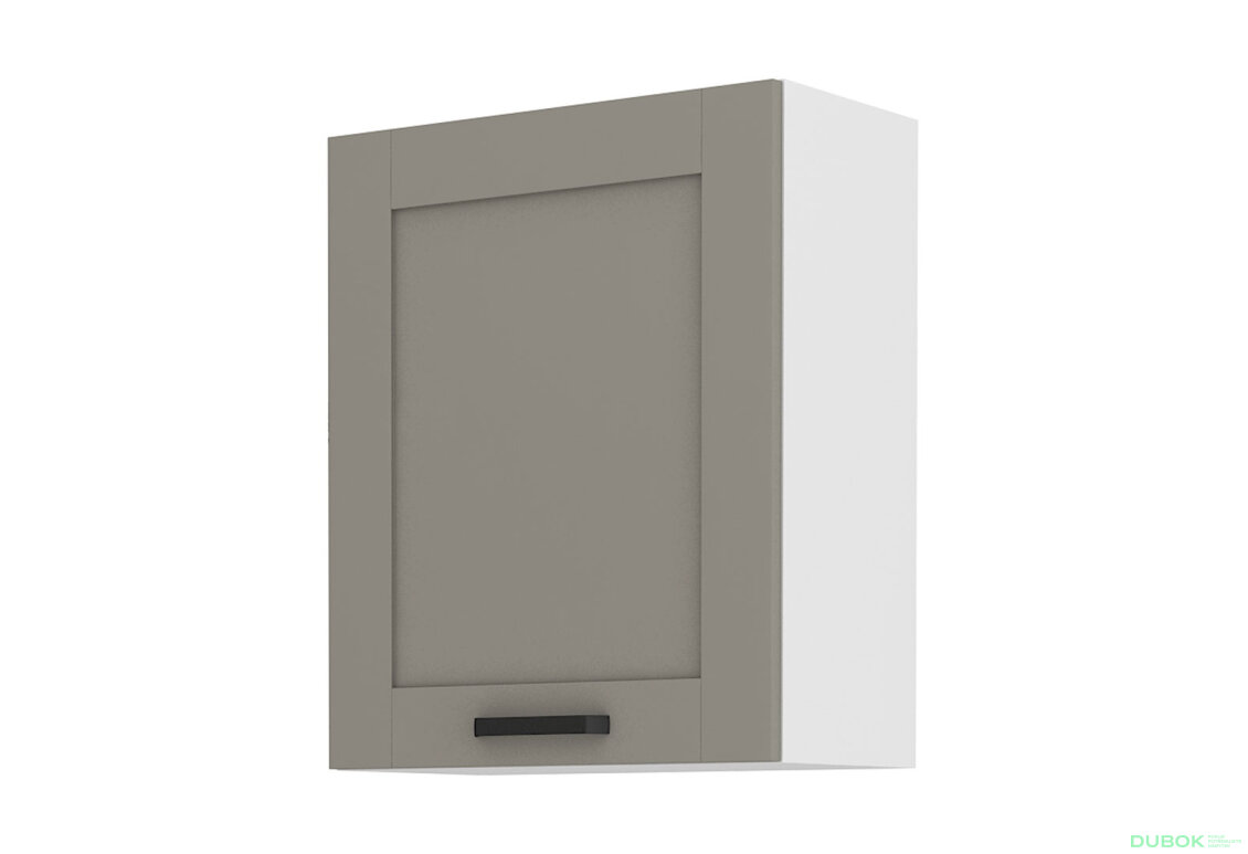 Obrázek 4440 - Kuchyňská sestava 2.5 m Luna bílý / clay grey