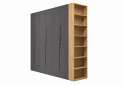 Obrázek 1 - Skříň 6D 260 cm dub appalačský / grafit Space