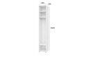 Obrázek 2 - Korpus modul 1 (h-2400*400) nymphaea alba Space
