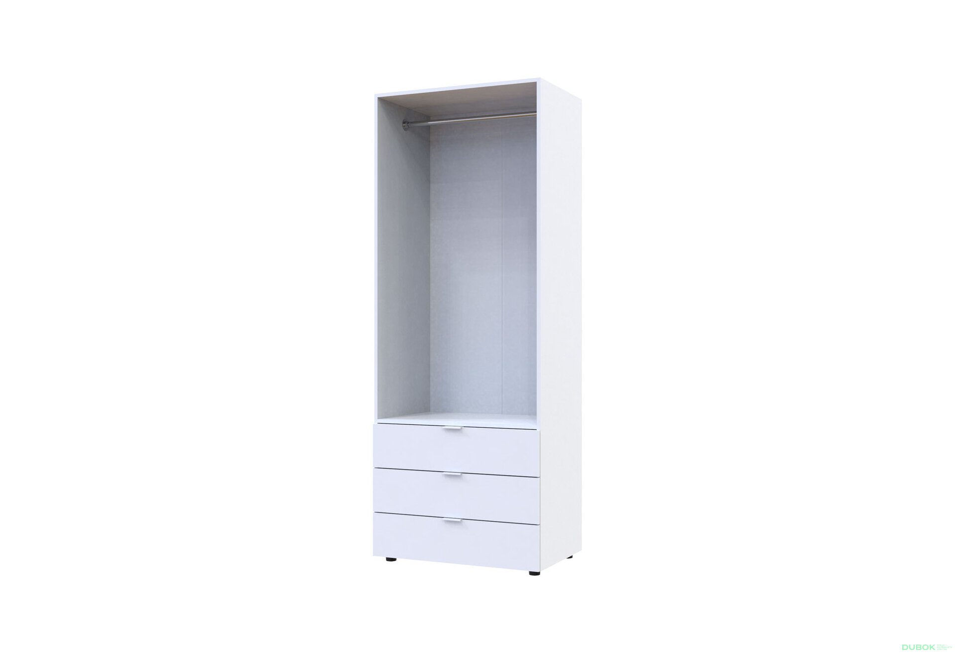 Obrázek 6 - Skříň dvoudveřová Gelar 77.5 cm Bílá