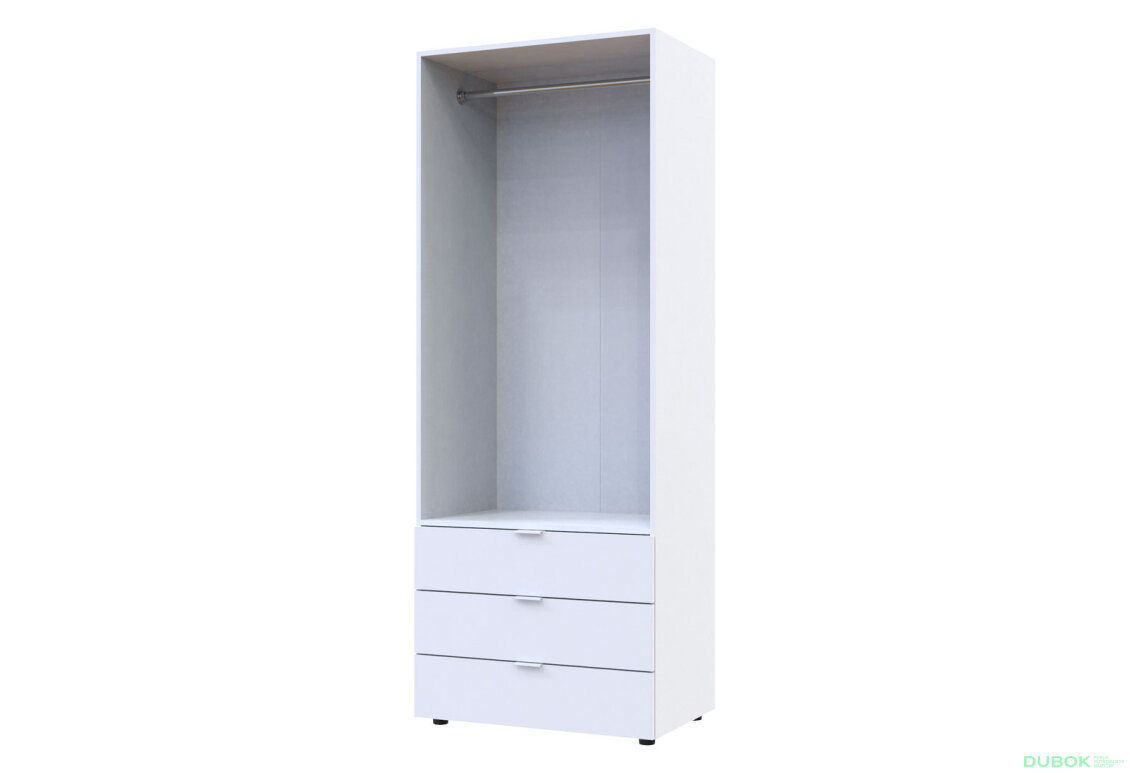 Obrázek 6 - Skříň dvoudveřová Gelar 77.5 cm Bílá