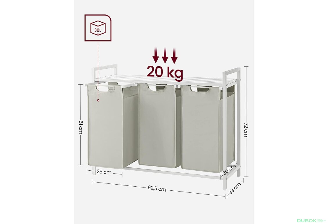 Obrázek 3 - Koupelnová skříňka - BLH301W01