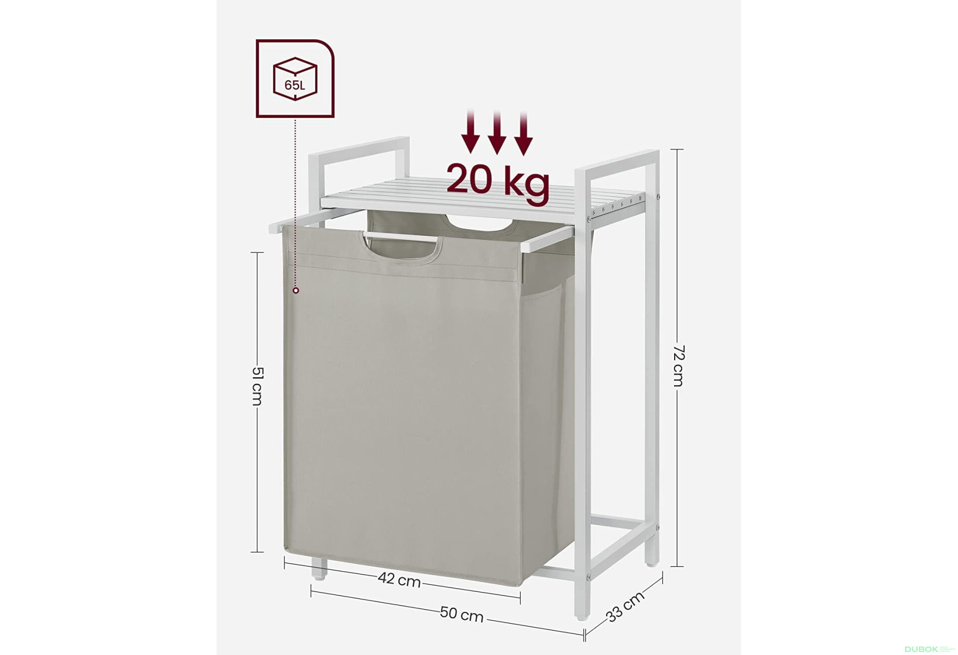 Obrázek 3 - Koupelnová skříňka - BLH101W01
