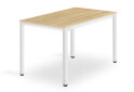Obrázek 1 - Stůl TESSA 120cm x 60cm - dub / bílé nohy