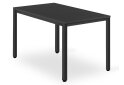 Obrázek 1 - Stůl TESSA 120 cm x 60 cm - černý / černé nohy