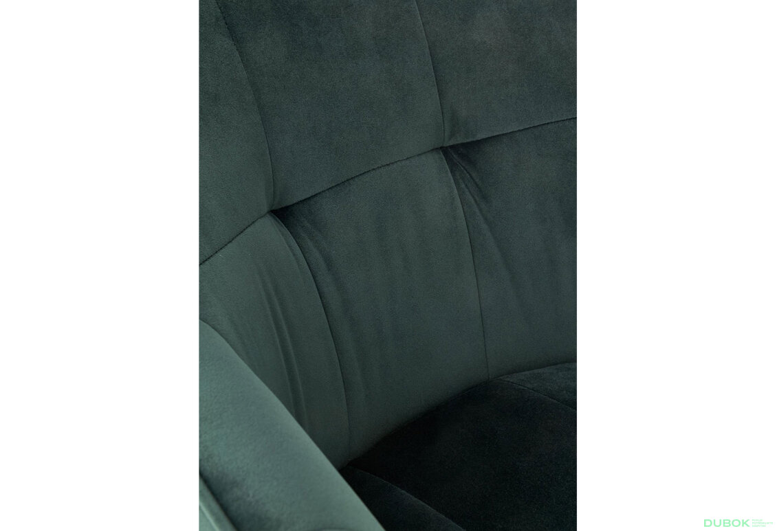 Obrázek 11 - Židle K377 tmavě zelená látka