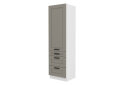 Obrázek 1 - 60 DKS-210 3S 1F premium box Luna bílý / clay grey
