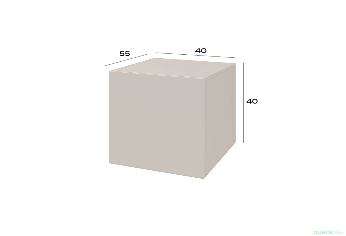 Obrázek 2 - Nástavec na skříň 40 cm kašmír Space