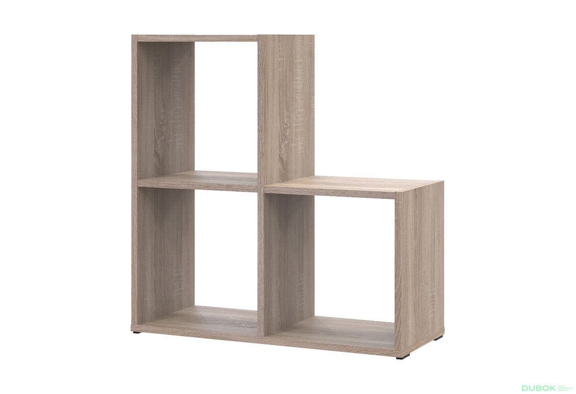 Regál otevřený Step 2х2 69х28.8х71.4 dub sonoma