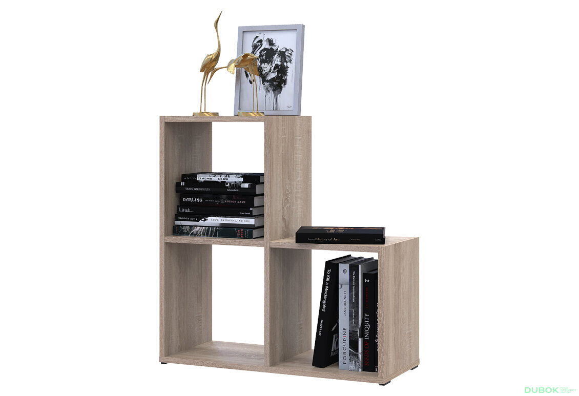 Obrázek 4 - Regál otevřený Step 2х2 69х28.8х71.4 dub sonoma